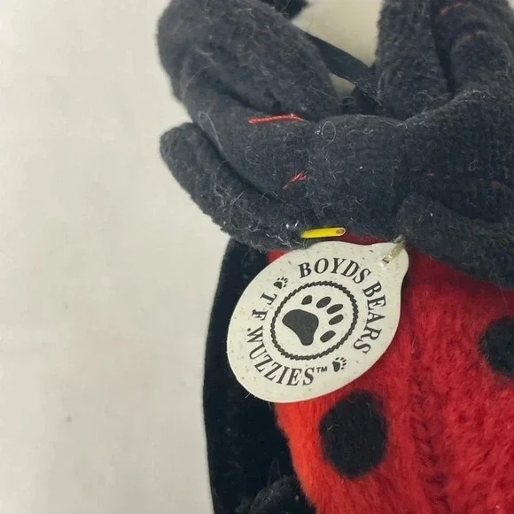 Boyds Bear Lady B. Lovebug plush ornament Valentine’s Day decor 5 Inches - Picture 4 of 5